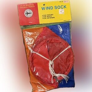Vintage Colorful rainbow Wind Sock for Outdoor Use
